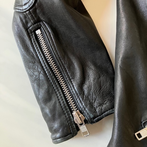 Isabel Marant Bradi SOFT Lambskin Black Leather Jacket 44 10 12 Punk Elegance - Picture 6 of 9